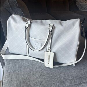 White Steve Madden Women's Duffle Bag